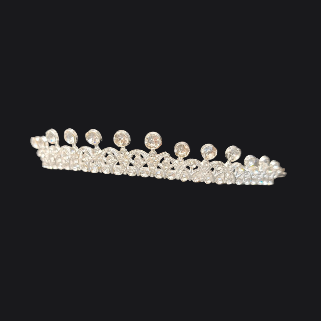 GownLink Luxury Bridal Crown with Exquisite Rhinestone C-10