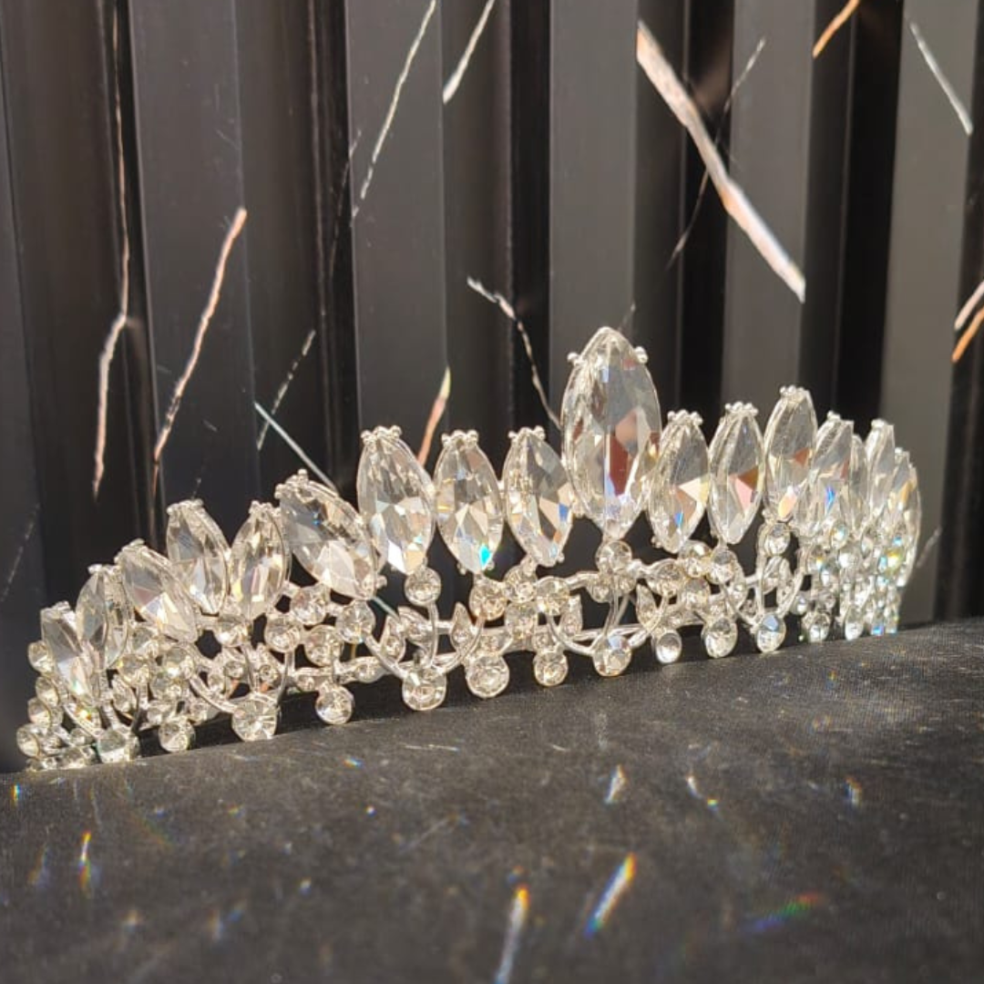 GownLink Bridal Crown With a touch of Stones GLAC020