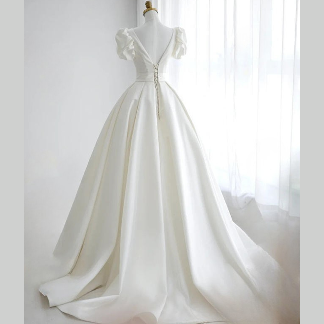 GownLink Train Gown for Christian and Catholic Weddings GLHMST10