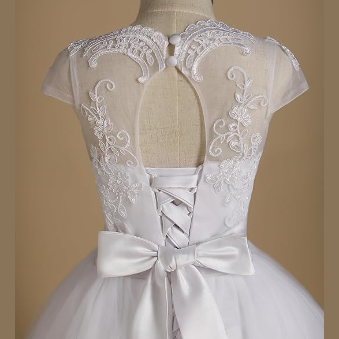 GownLink First Holy Communion Frock * 9 TO 14 Years HLC-Belt