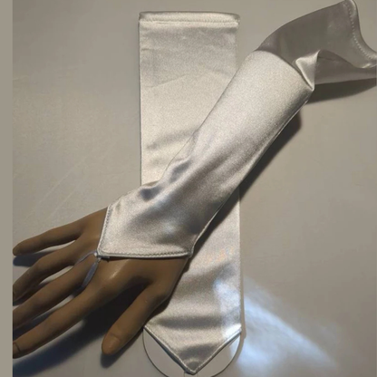 GownLink white Bridal Gloves for Wedding G-125