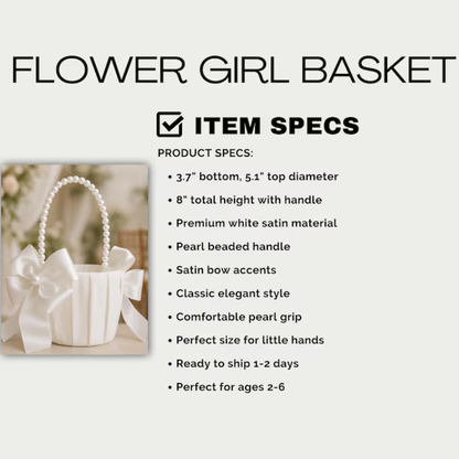 GownLink Flower Girl Baskets B-1