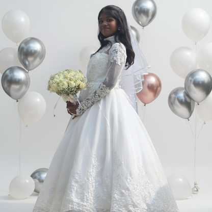 GownLink First Holy Communion White Dress HLC30B