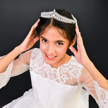 GownLink Stunning Holy Communion Gown for Your Little Princess HLC-VO9