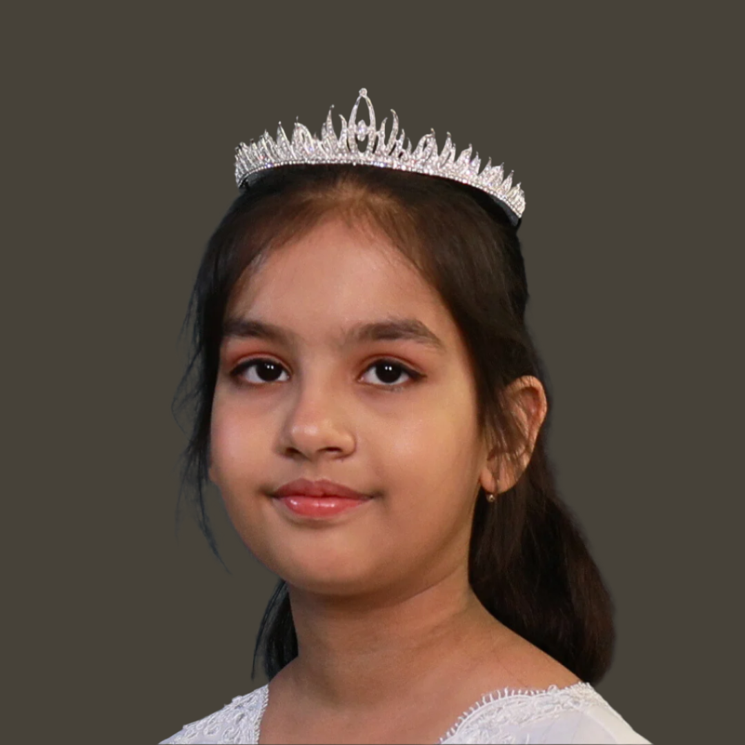 GownLink First Holy Communion crown stone and Gilded Leaves HLC-8
