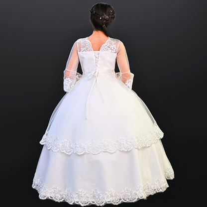 GownLink Stunning Holy Communion Gown for Your Little Princess HLC-VO9