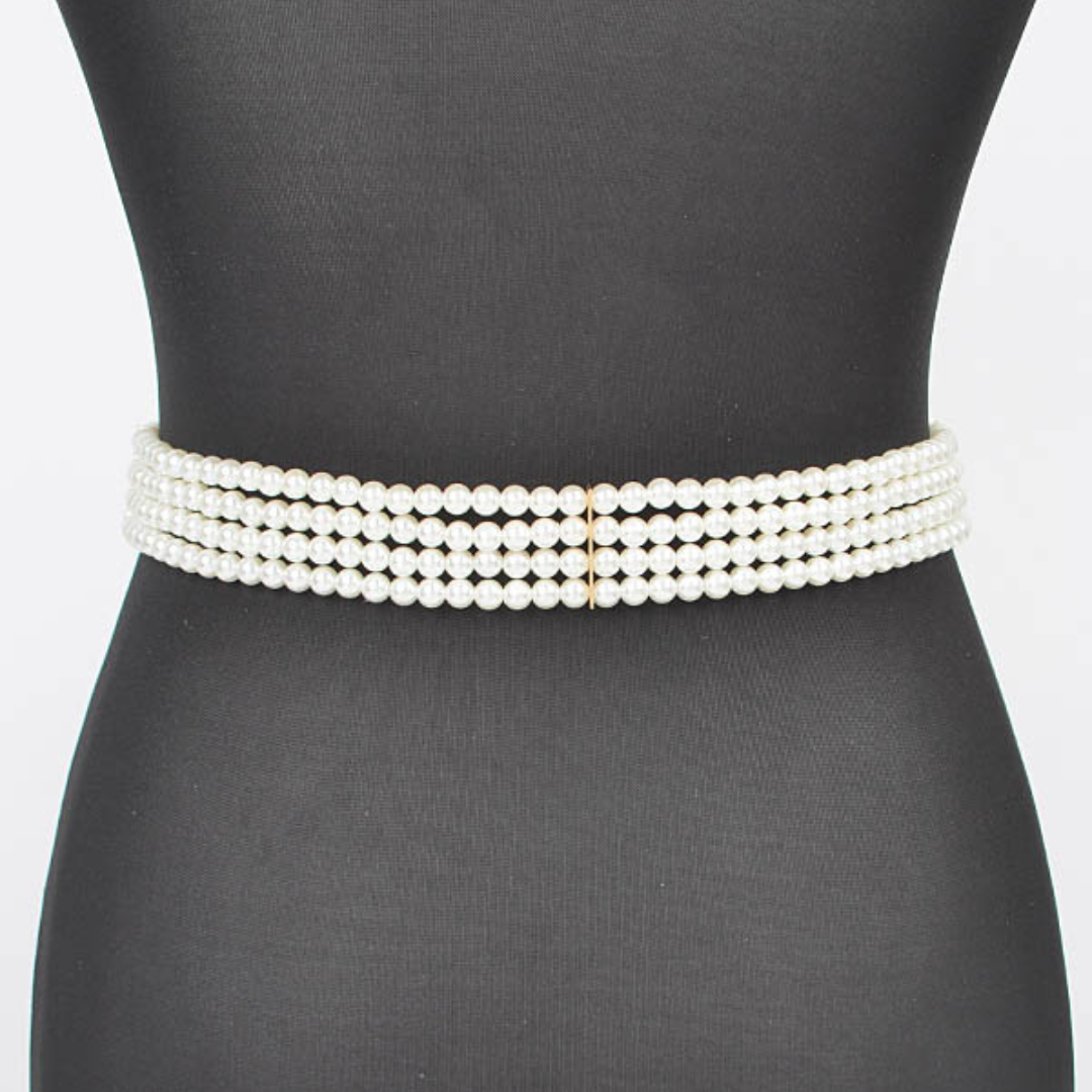 Gowlink,s  pearls Belt for wedding Dress Waist Belt Bride Formal Wedding Dress