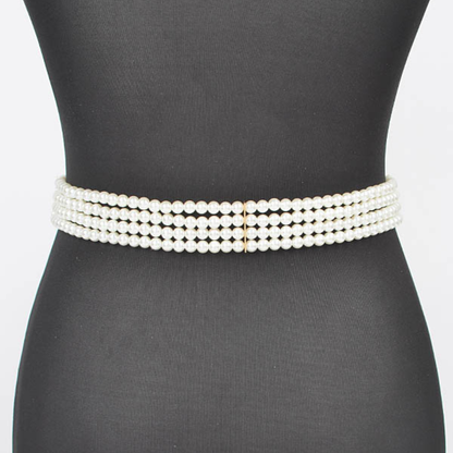 Gowlink,s  pearls Belt for wedding Dress Waist Belt Bride Formal Wedding Dress