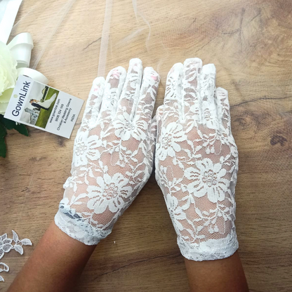 GownLink's Ineffably Gorgeous Bridal Gloves For Christian & Catholic Wedding  G25