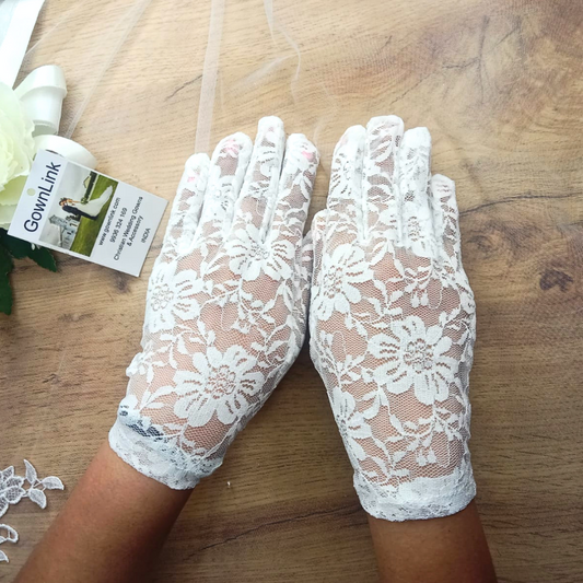 GownLink's Ineffably Gorgeous Bridal Gloves For Christian & Catholic Wedding  G25