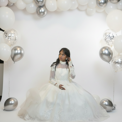 GownLink First Holy Communion White Dress HLC30B