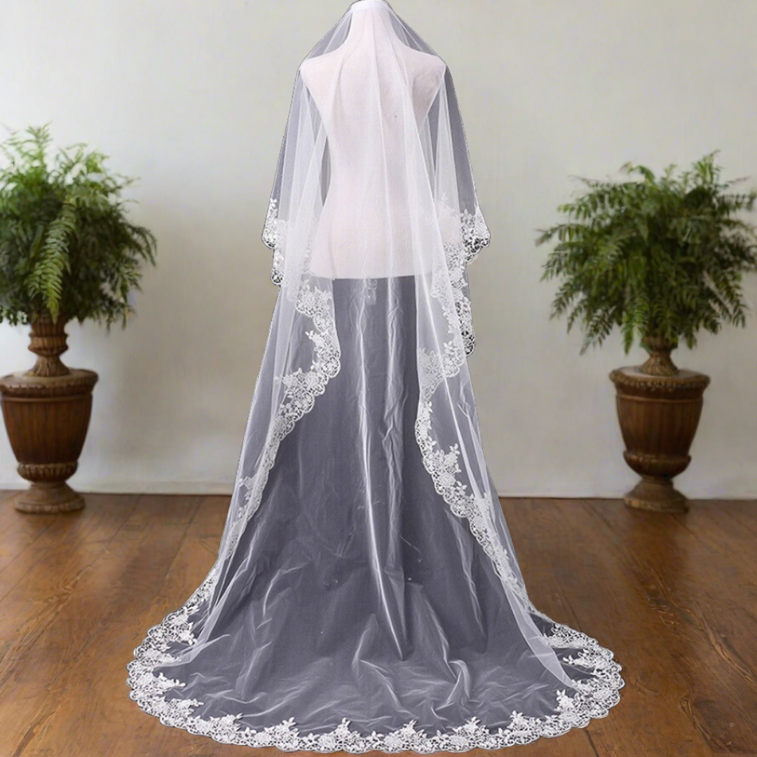 wedding veil long