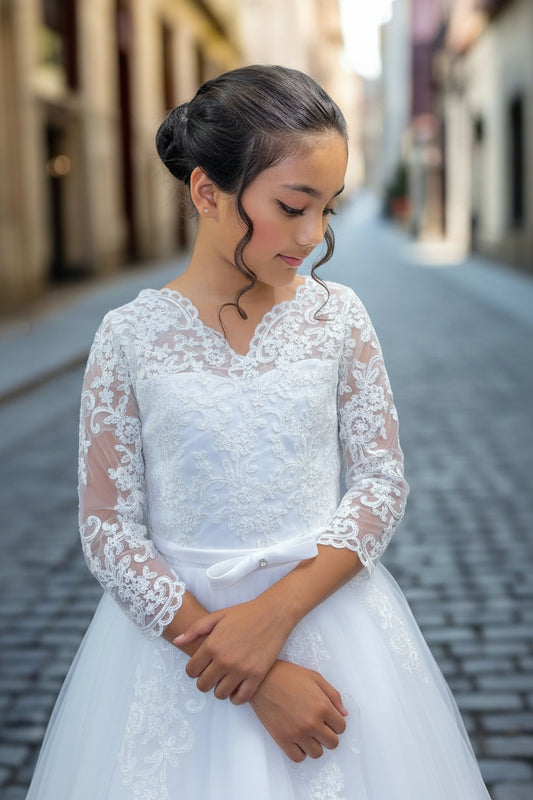 GownLink First HOLY Communion Dress Flower Girl Kids HLC8