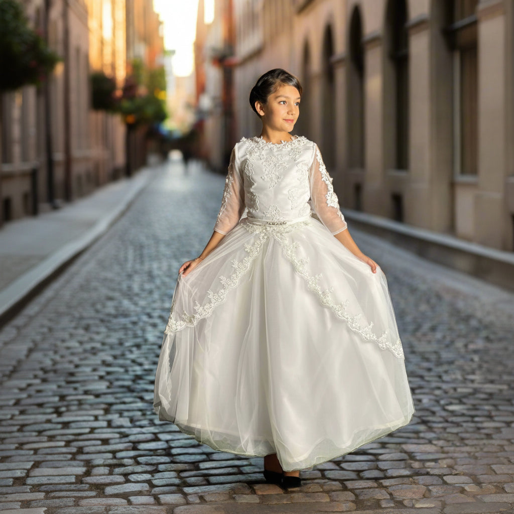 Close-up of individual pieces in 5-Piece Bridal Combo Set — GownLink COMMUNION