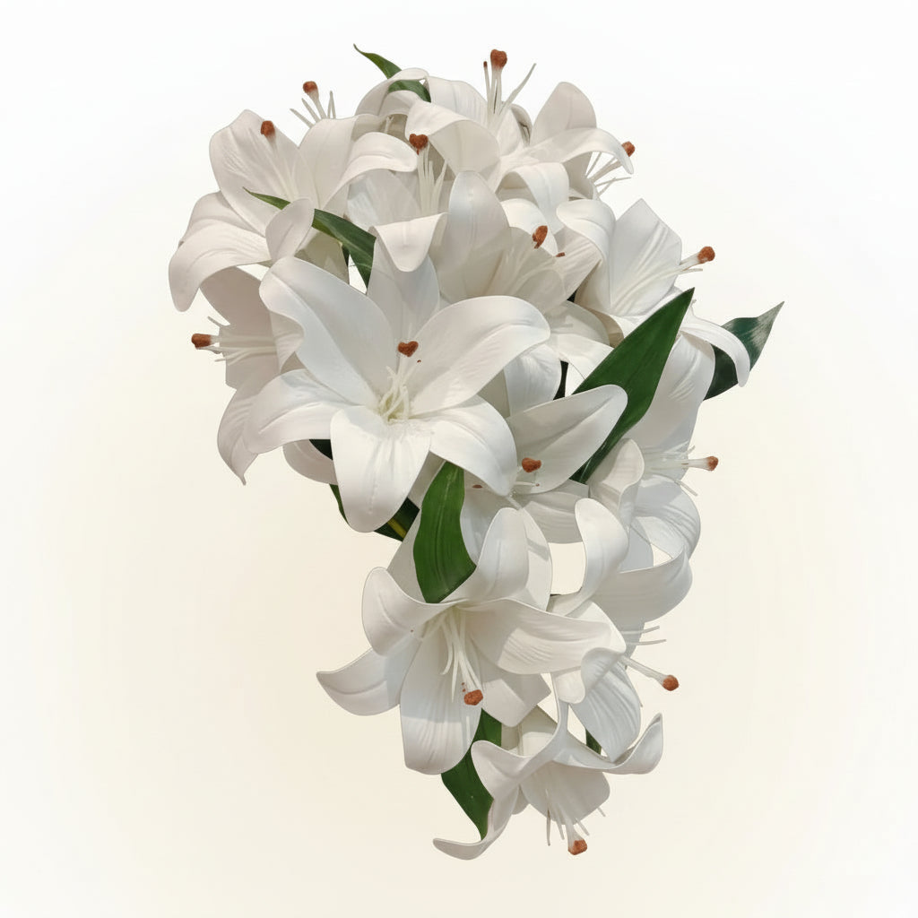 GownLink's Majestic Harmony Elegant Bridal Bouquet with multicolour Flowers B-104