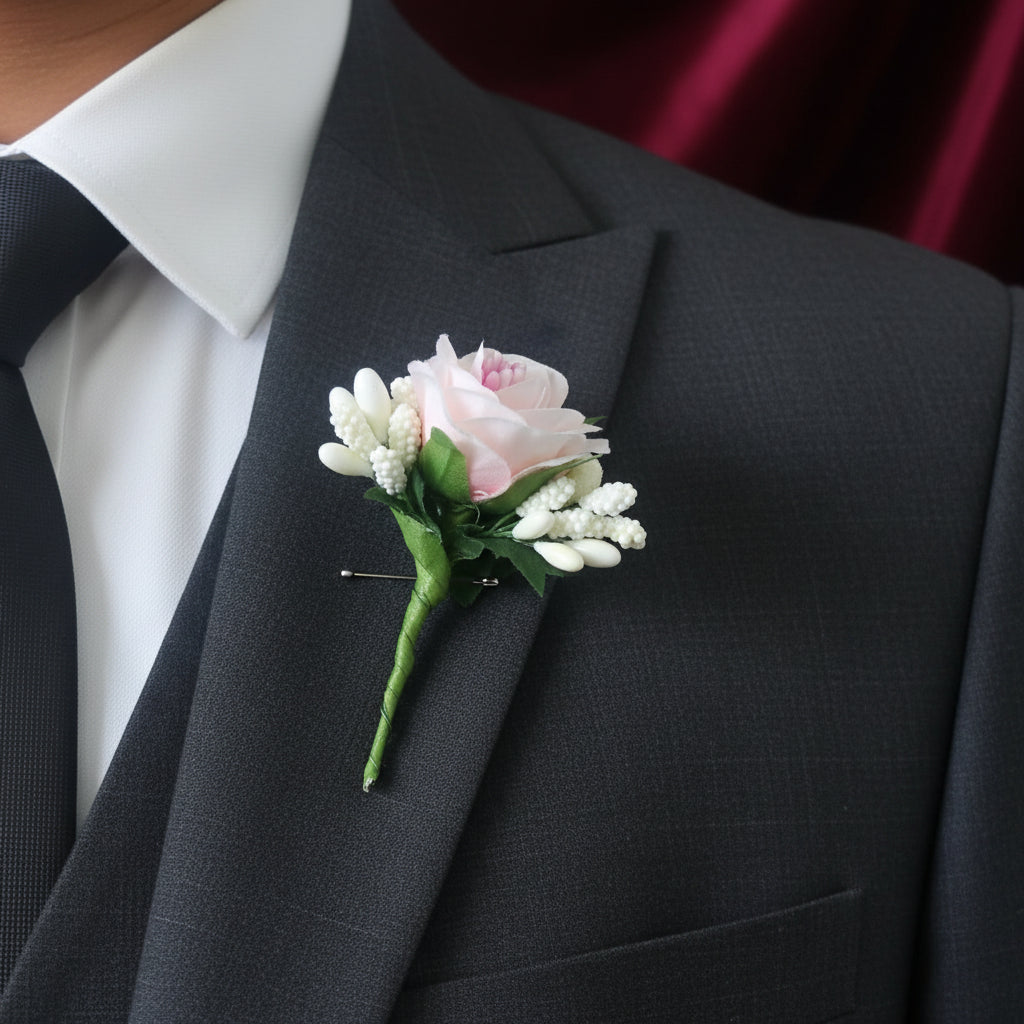 GownLink's  Timeless splendor Boutonnieres of Distinction Set of 10 pcs