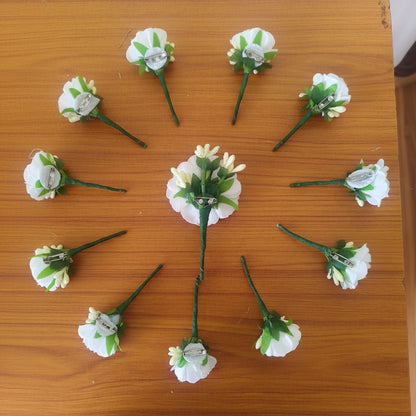 GownLink's  Timeless splendor Boutonnieres of Distinction Set of 10 pcs