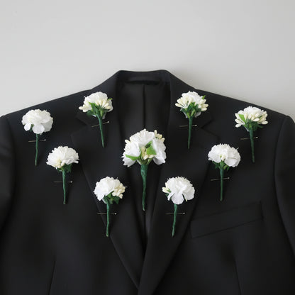 GownLink's  Timeless splendor Boutonnieres of Distinction Set of 10 pcs