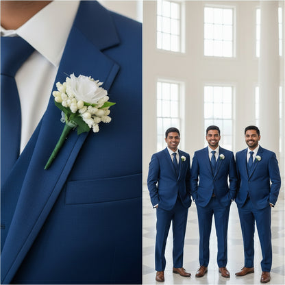 GownLink's  Timeless splendor Boutonnieres of Distinction Set of 10 pcs