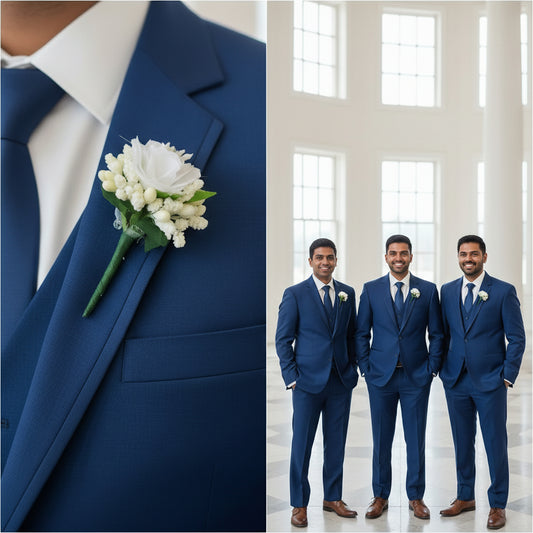 GownLink's  Timeless splendor Boutonnieres of Distinction Set of 10 pcs
