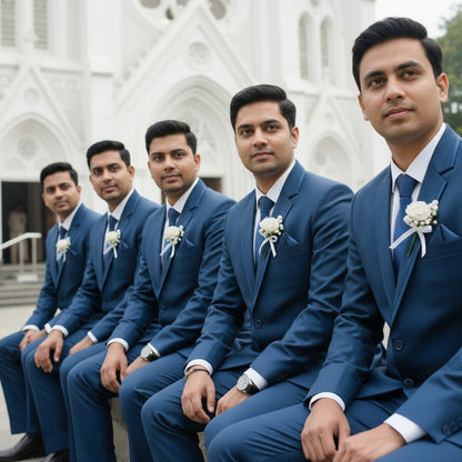GownLink's   Boutonnieres of Groom and Groomsmen Set of 10 pcs