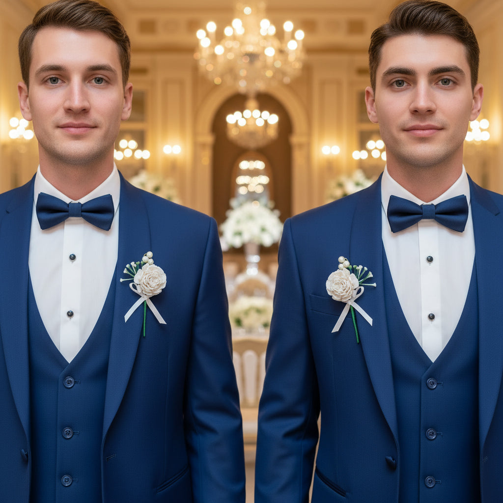 GownLink's   Boutonnieres of Groom and Groomsmen Set of 10 pcs