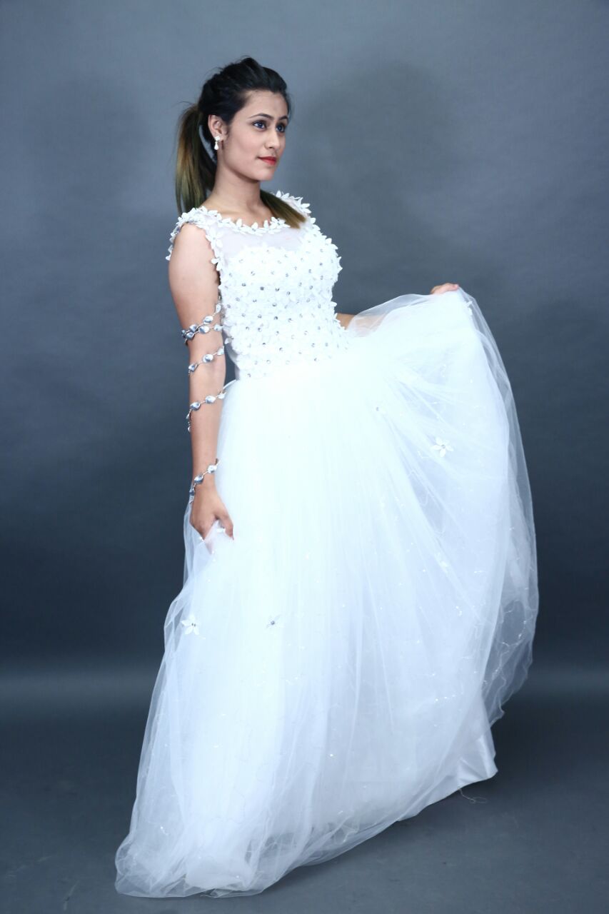 White bridal gown Chennai