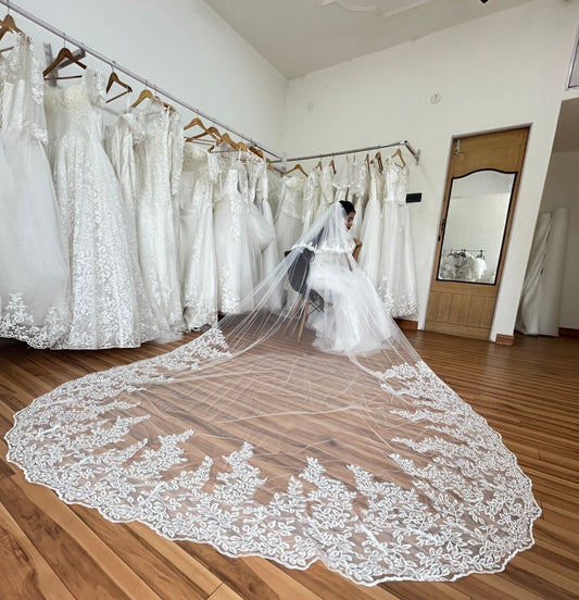 big veil in white colour Kerala