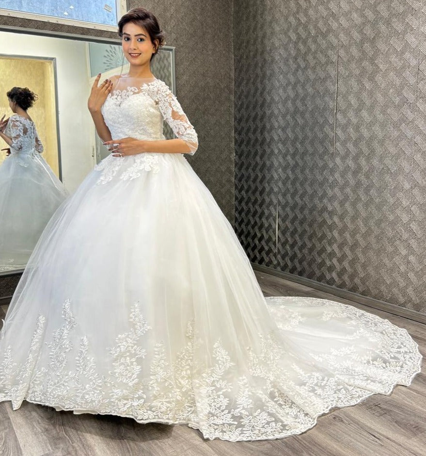 Christian wedding dresses for bride best sale