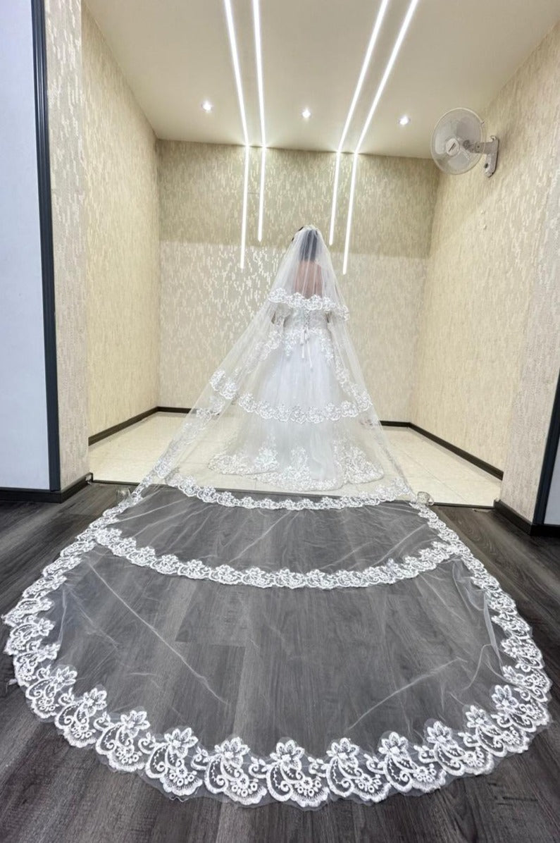 Wedding veil 3 Tier Ahemdabad