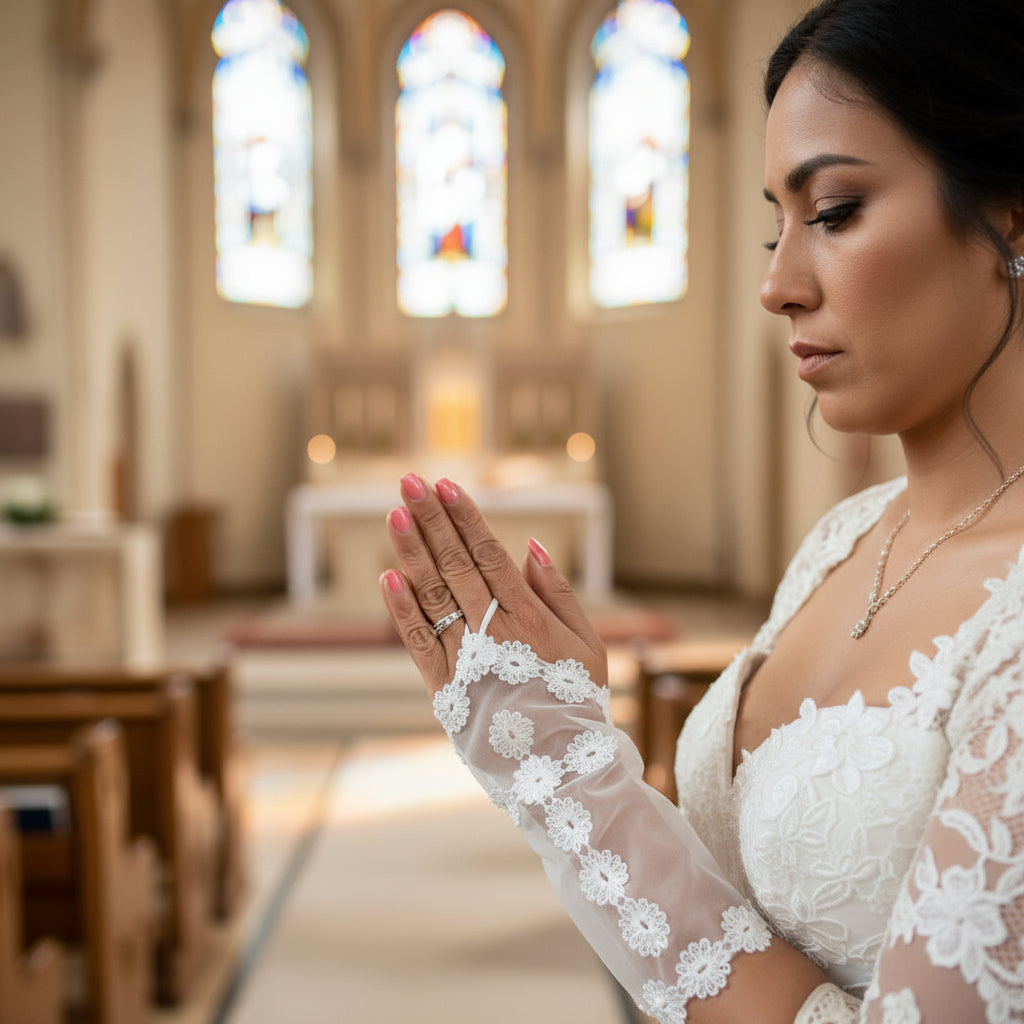 GownLink Charm Bridal Gloves