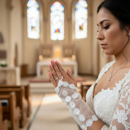 GownLink Charm Bridal Gloves