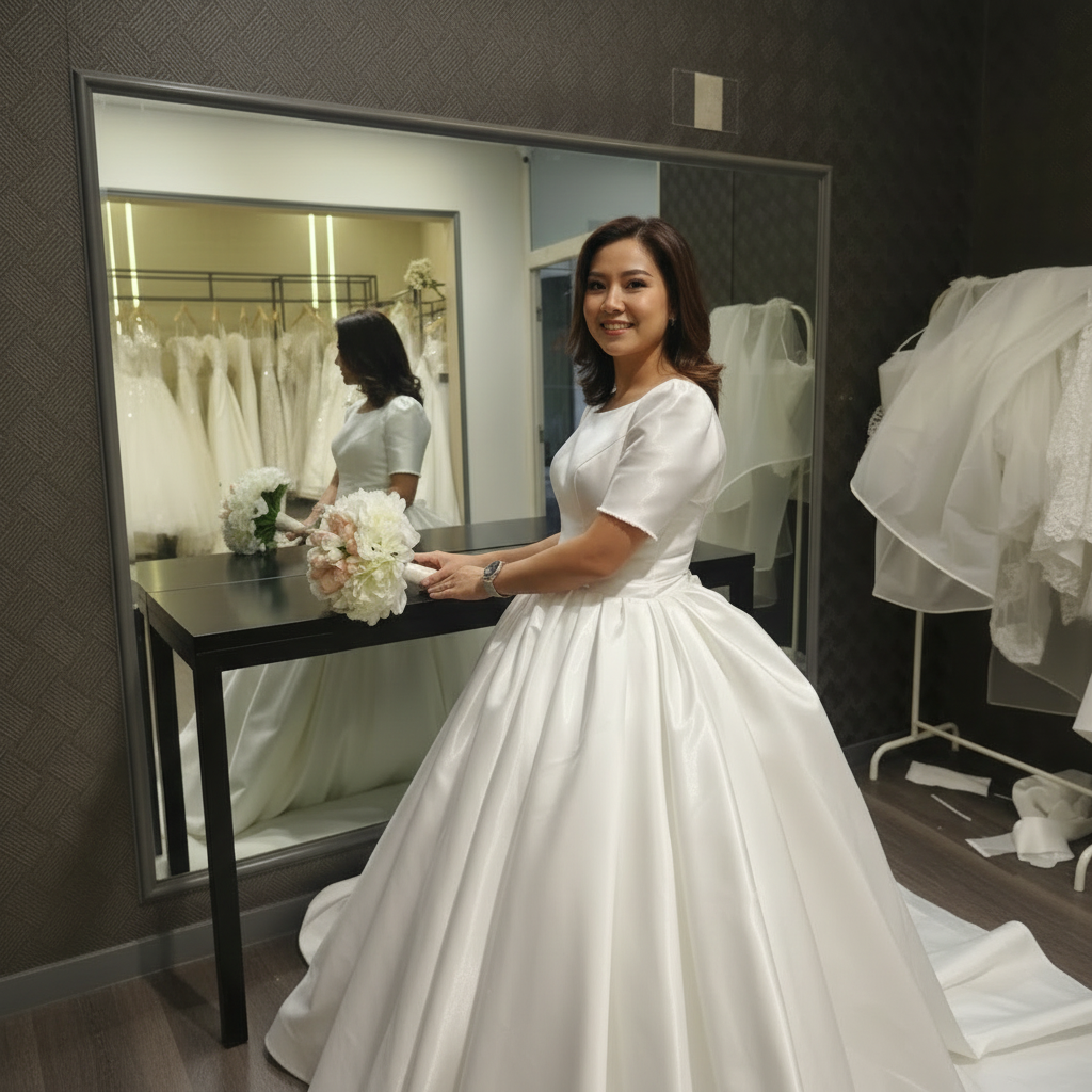 GownLink's Eternal Promise Roses Christian Wedding Bridal Bouquet B-138