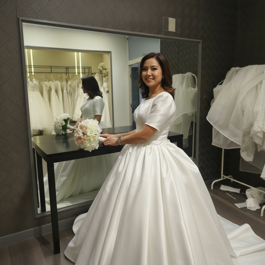 GownLink's Eternal Promise Roses Christian Wedding Bridal Bouquet B-138