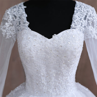 GownLink's Adorable White Wedding Princess Gown GLGB141-B