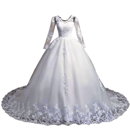 White Christain Wedding Gown in Tamil Naidu 