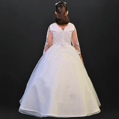 White Holy Communion gown for girls in San Fransico