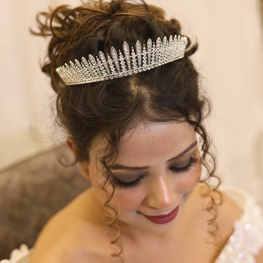 White Bridal Crown in Hyderabad