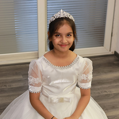 Holy Communion headwear for girls in Shillong

 