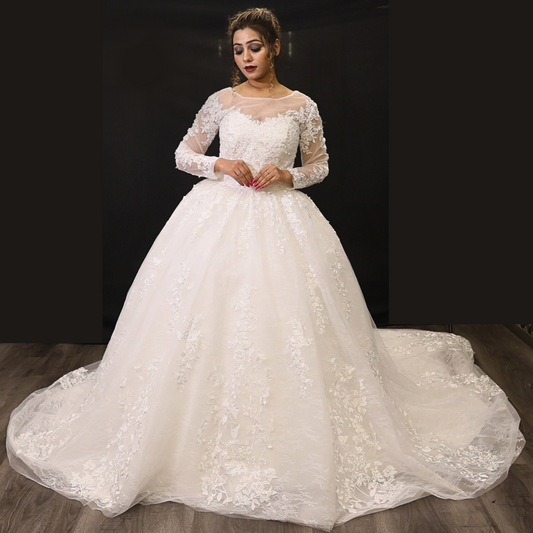 Catholic church wedding White gown in  Hyderabad