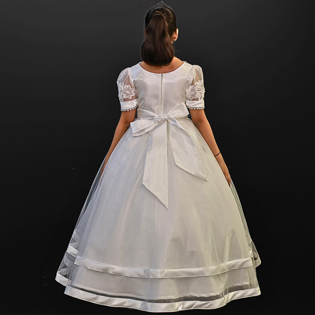 White Catholic church Communion dress in Columbus