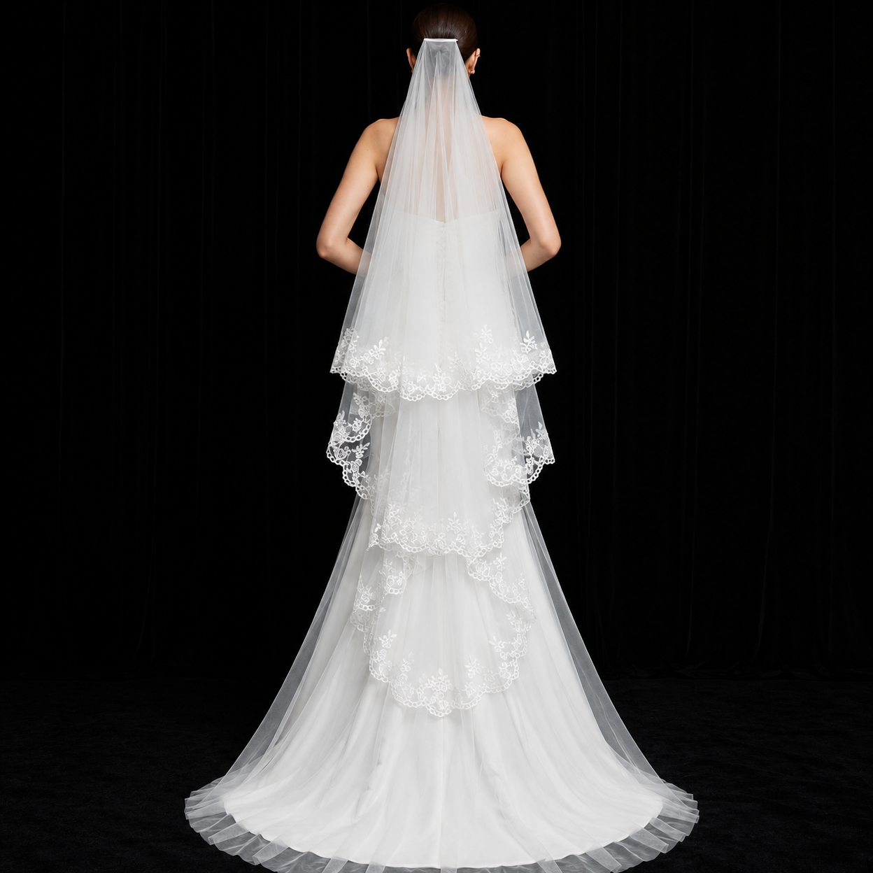 Long Bridal Veil — GLSVL1800 | GownLink