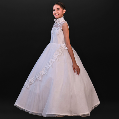 GownLink First Holy Communion Frock * 9 TO 14 Years HLC-Lotus