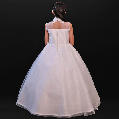GownLink First Holy Communion Frock * 9 TO 14 Years HLC-Lotus