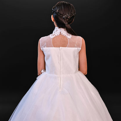 GownLink First Holy Communion Frock * 9 TO 14 Years HLC-Lotus