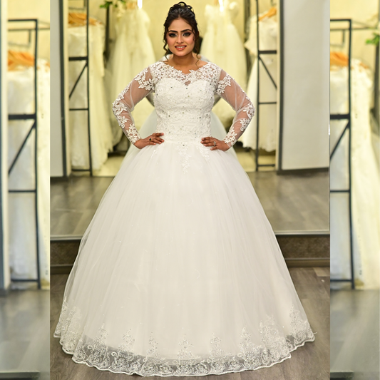 GownLink White wedding princess gowns  GLHSD189CB