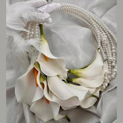 GownLink's Eternal Promise Roses Christian Wedding Bouquet B-125