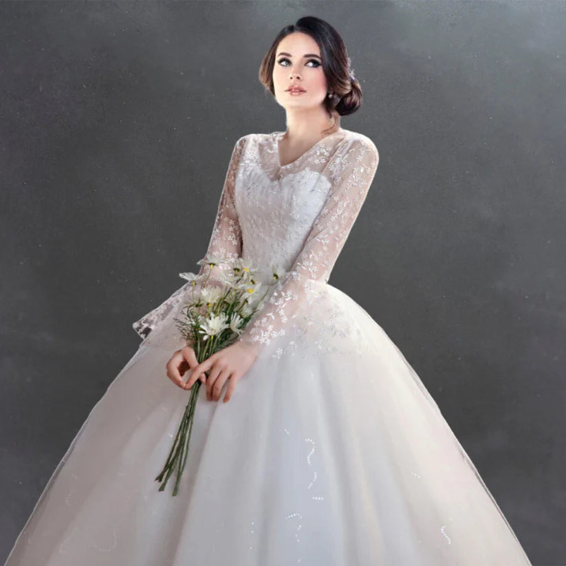 Christian beautiful Bridal Ball Gown Sirsia (CT)