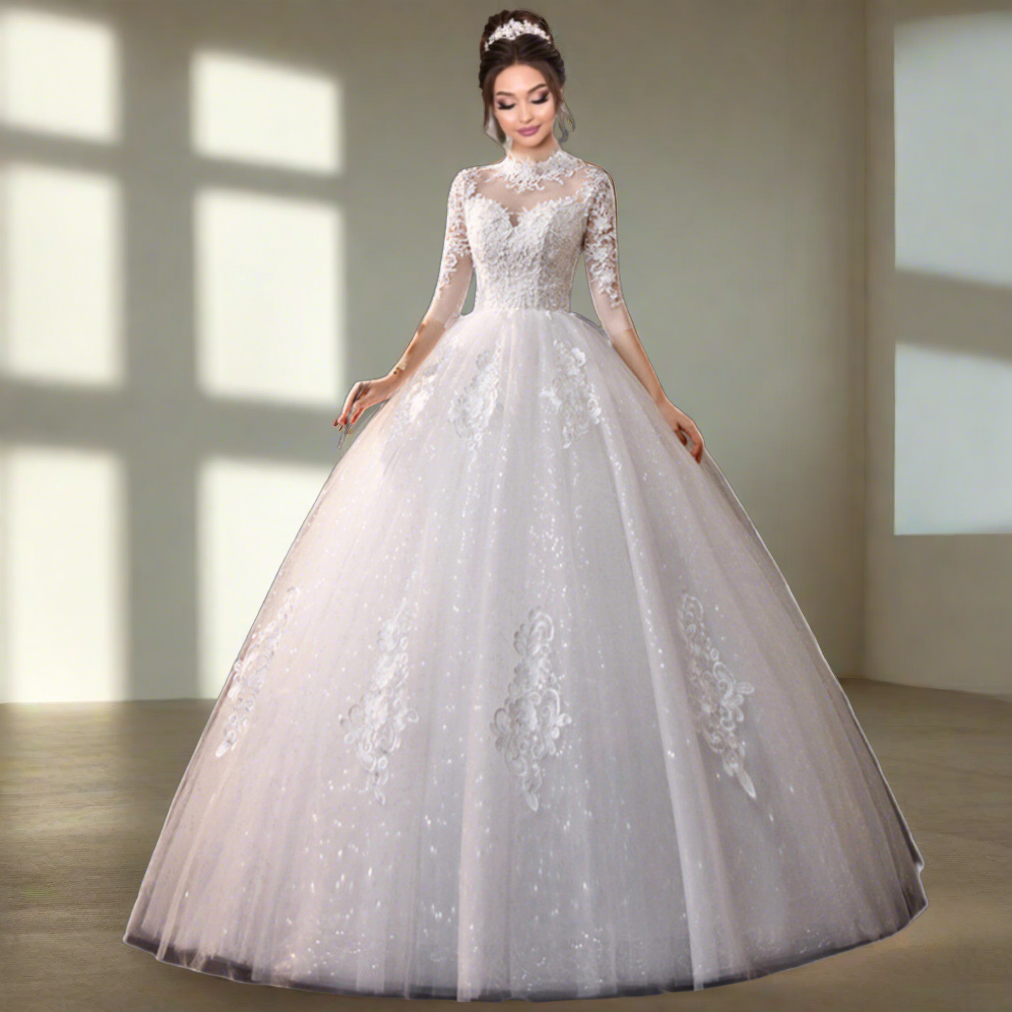 GownLink's White Wedding Gowns for Christian and Catholic Brides High