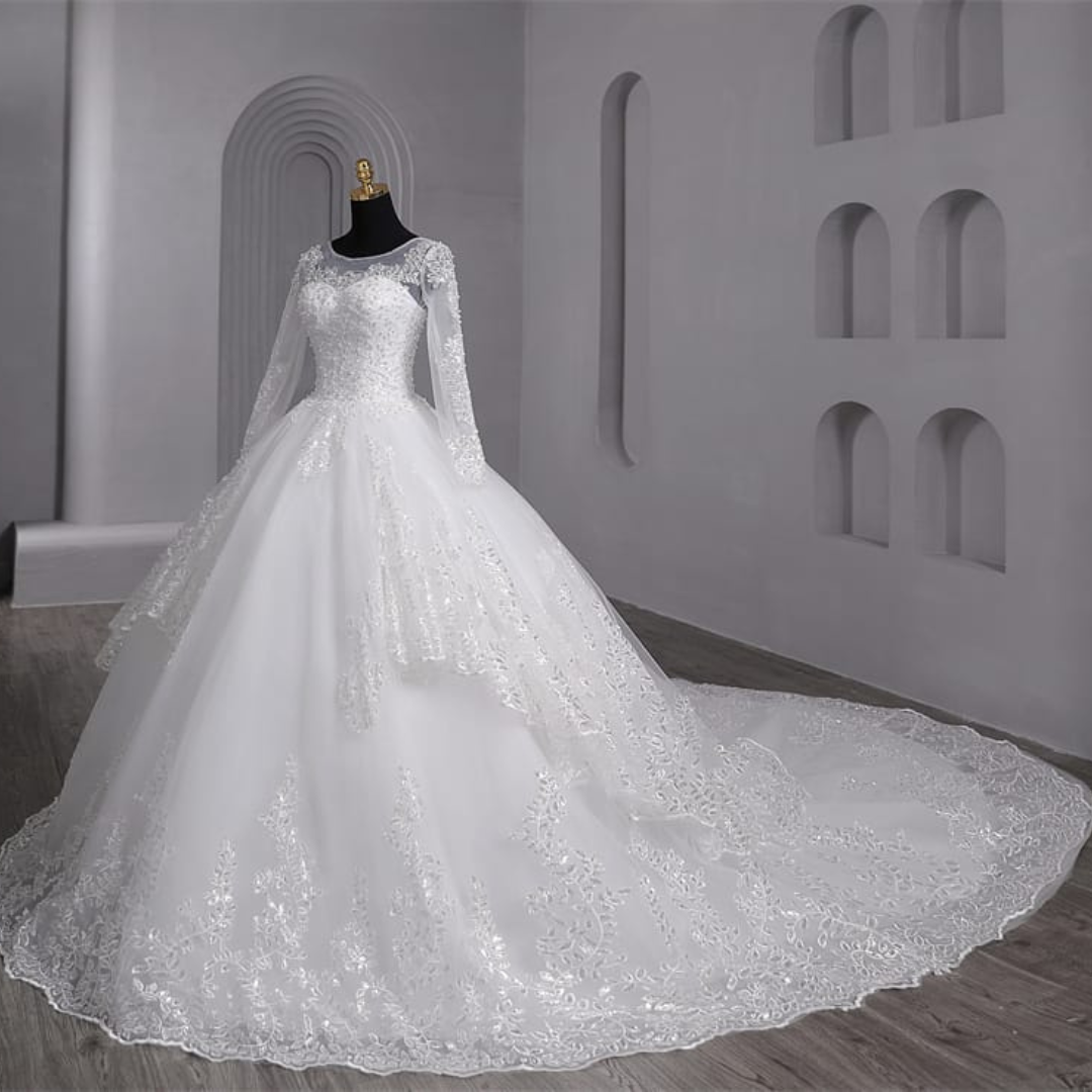 Elegant Textured Wedding Dress with Pockets | Wedding dress with pockets,  Elegant wedding dress, Designer bridesmaid dresses